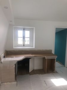 Dernier étage après l'installation des meubles